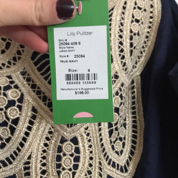Lilly Pulitzer Largo Shift (6) retails for $198 - Picture 3 of 3